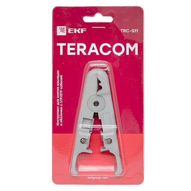 Инструмент для снятия изоляции и оболочки с UTP кабелей TERACOM TRC-S11 | TRC-S11 | EKF — миниатюра 18