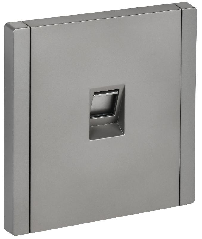FORTE&PIANO Розетка комп. RJ45 кат.5E FP532 сталь | FP-K10-1-K46 | IEK — IEK (ИЭК)