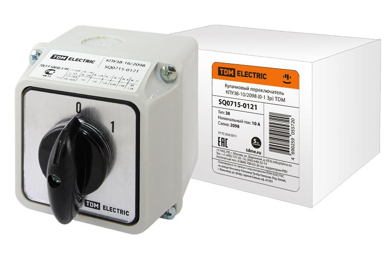 Кулачковый переключатель КПУ38-10/2098  | SQ0715-0121 | TDM — TDM ELECTRIC