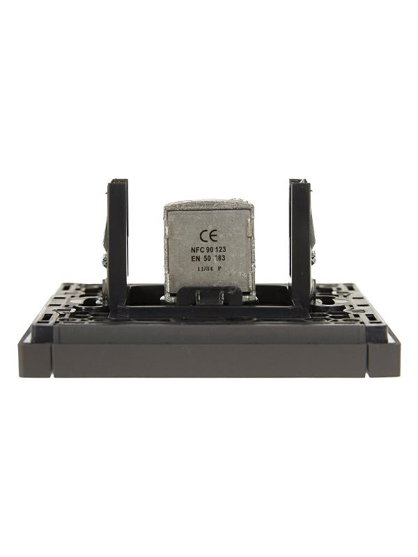 FORTE&PIANO Розетка TV проходная FP329 серый | FP-A10-P-K03 | IEK — миниатюра 5