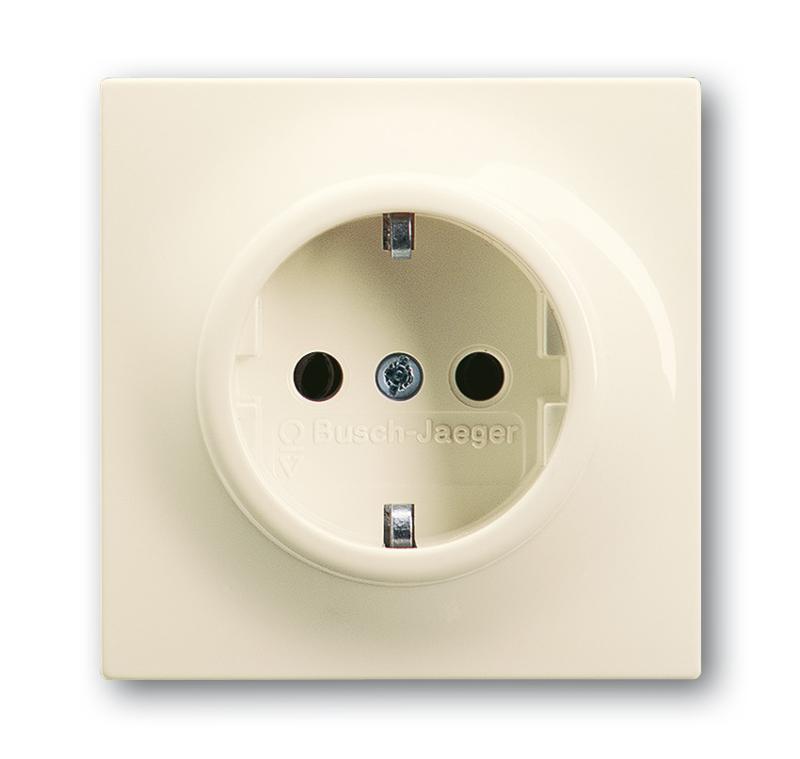 Розетка SCHUKO 16А 250В, серия impuls, цвет слоновая кость | 2011-0-6224  | 2CKA002011A6224 | ABB — ABB