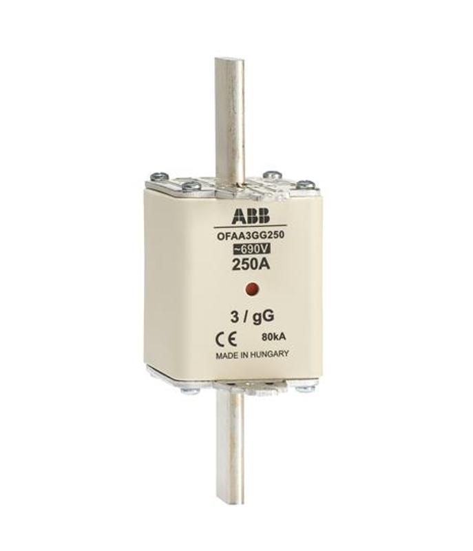 Предохранитель OFAA3GG400 400A тип gG размер3, до 690В | 1SCA022701R1260 | ABB — ABB