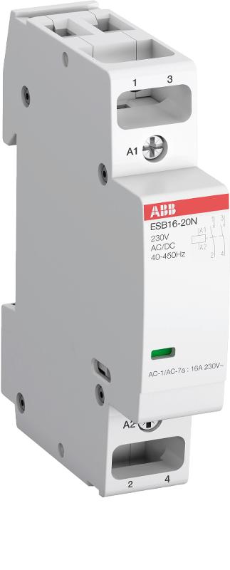 Контактор ESB16-02N-03 модульный (16А АС-1, 2НЗ), катушка 48В AC/DC | 1SBE111111R0302 | ABB — ABB