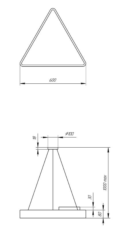Светильник светодиодный Geometria Igrek SPO-151-W-40K-030 30Вт 4000К 2900Лм IP40 600*600*80 белый подвесной | Б0050574 | ЭРА — миниатюра 5