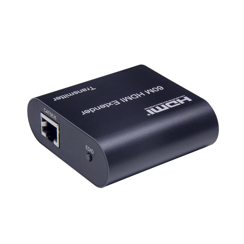 HDMI удлинитель по витой паре RJ-45(8P-8C) кат. 5е/6, передатчик+приемник | 17-6906 | REXANT — REXANT