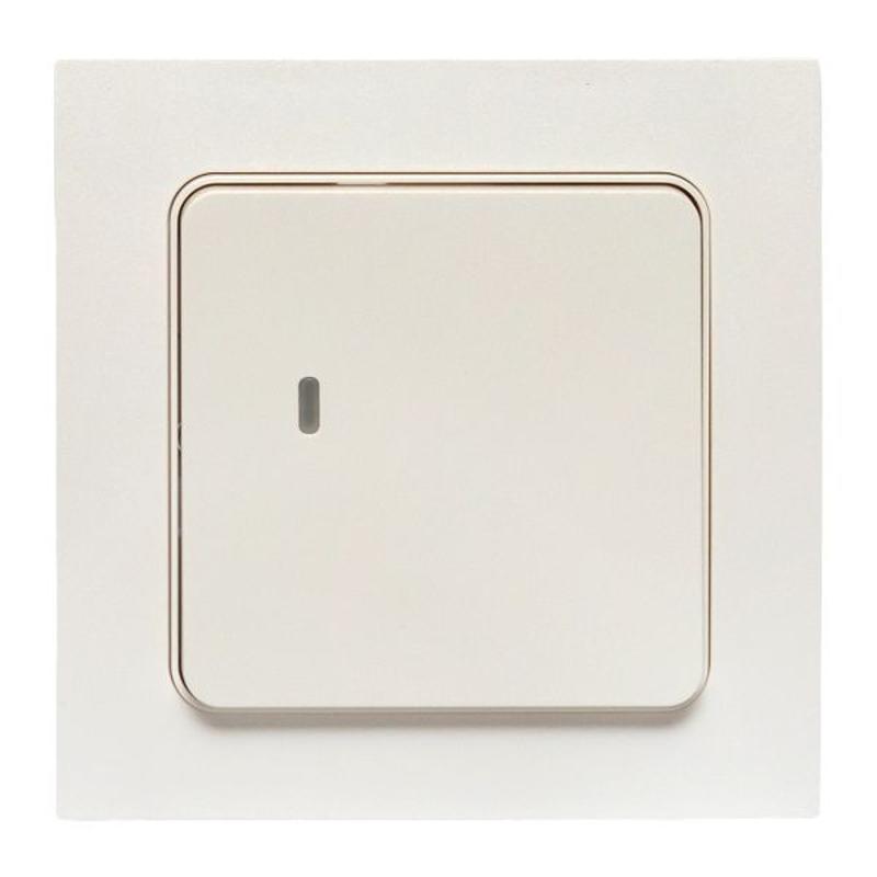 Умный выключатель Стокгольм 1-кл. белый Zigbee Сonnect | RCV-ST1-WD-ZB | EKF — EKF