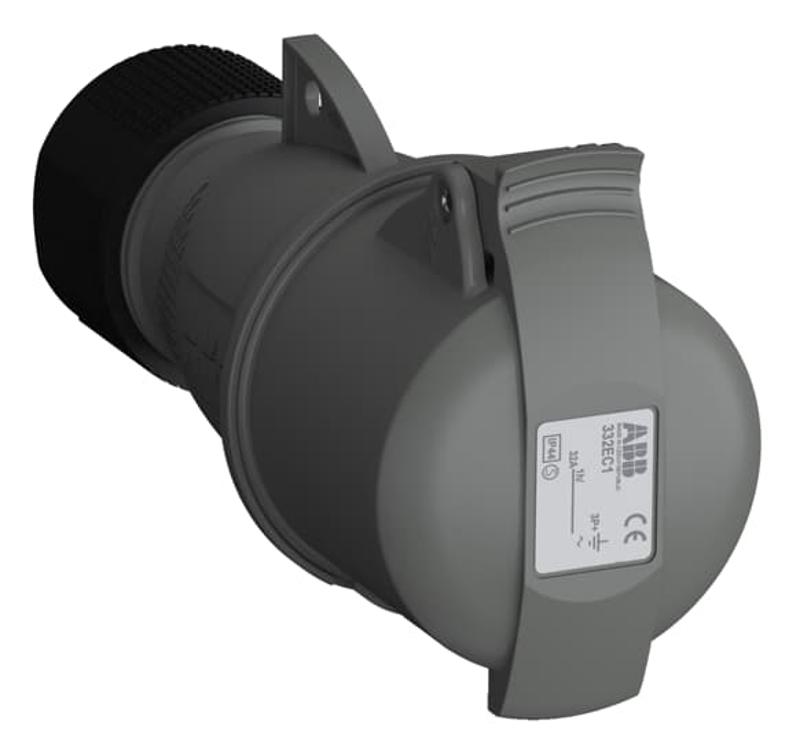 Розетка кабельная Easy&Safe 332EC1,32А,3P+E,IP44,1ч|2CMA102035R1000| ABB — ABB