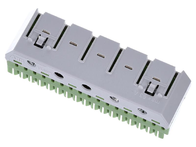 Клеммник самозажимной PE 17x4+5x25мм ZK175G|1SPE007715F9716| ABB — миниатюра 2