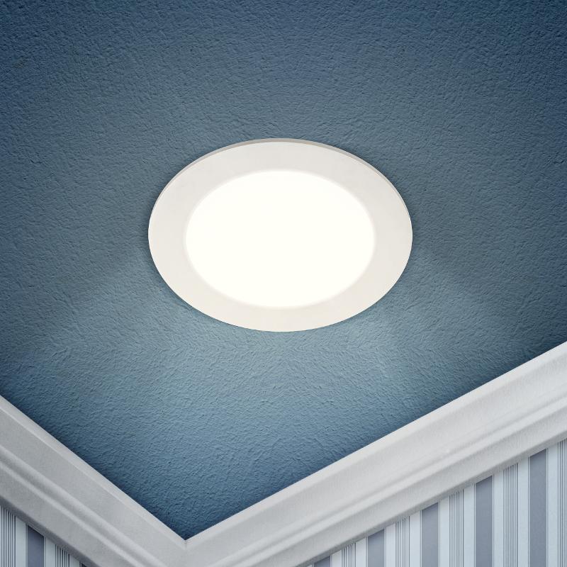 Светильник светодиодный встраиваемый downlight LED 1 12Вт 4000К белый круг | Б0017488 | ЭРА — ЭРА (Энергия света)