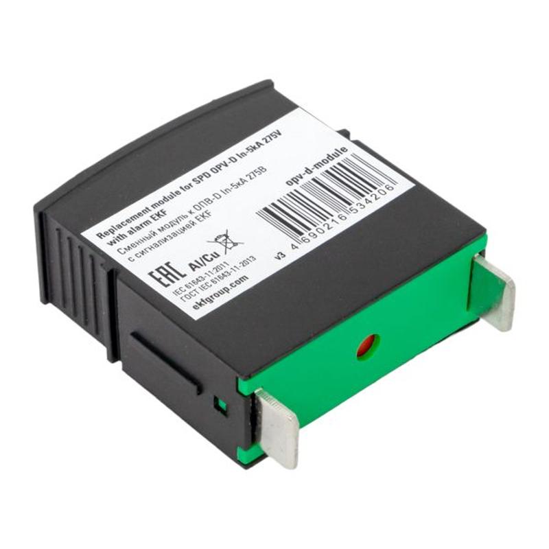 Сменный модуль к ОПВ-C In-20кА 440В с сигнализацией  |opv-c-module| EKF — миниатюра 13