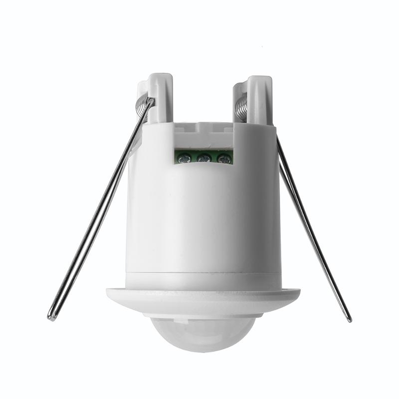Датчик движения и освещенности SEN50 230V 500W 6m 360° (встраиваемый mini) белый | 22066 | FERON — миниатюра 2