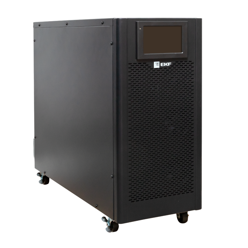 ИБП двойного преобразования E-Power SW900Pro - G5 10кВА/10кВт напольный,3х фазный 3/3,400В, c АКБ 20х 12В_9Ач, 5 минут | SW901Pro-T-B9-G5 | EKF — миниатюра 2