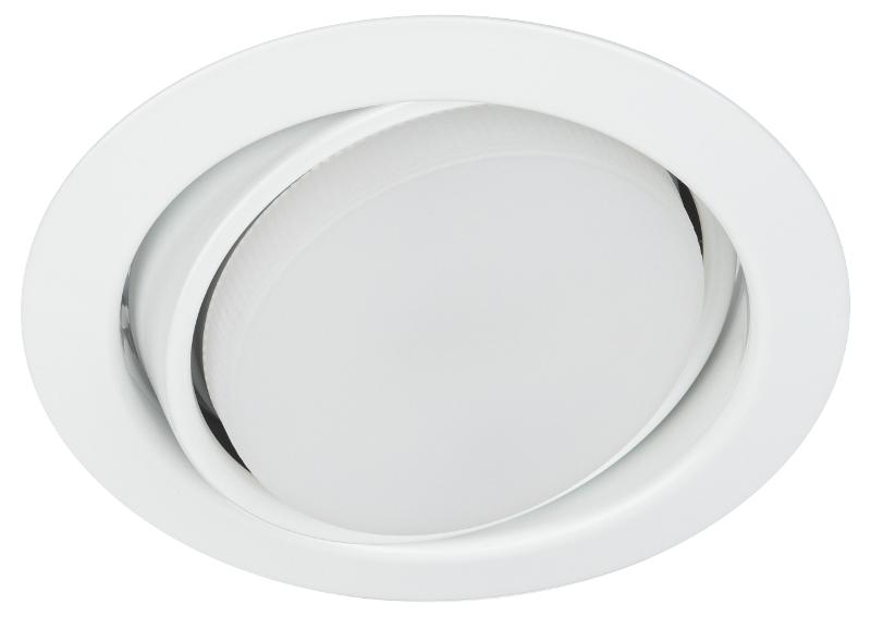 Светильник поворотный точечный под лампу GX53 KL35 А WH /1 поворотный, 220V, 13W, белый (80/960) | Б0048953 | ЭРА — миниатюра 4