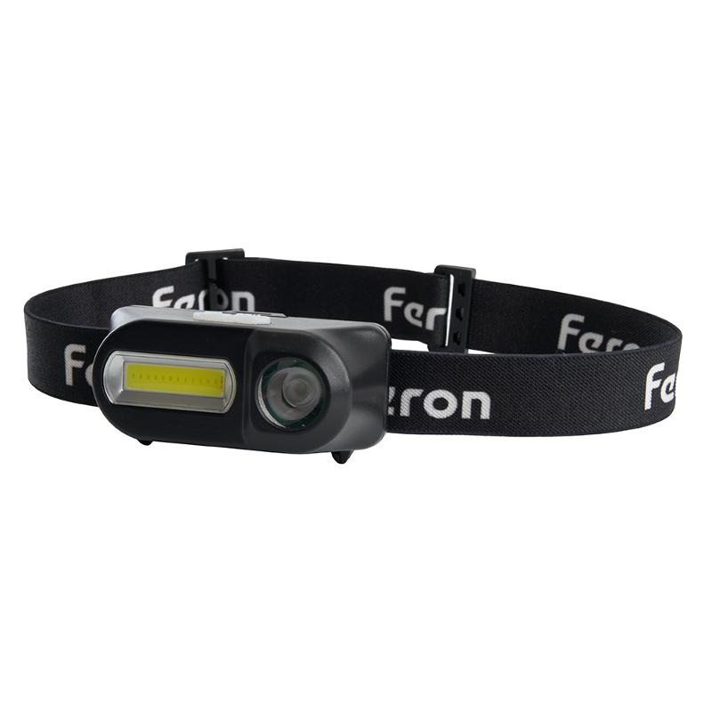 Фонарь налобный светодиодный аккумуляторный 14REDs IP44, пластик, TH2309 | 41713 | FERON — Feron