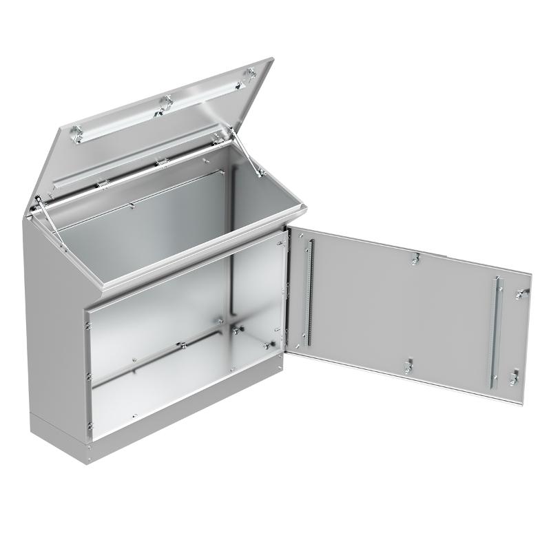Пульт управления напольный "Inox" AISI304 TP12 IP55 (960х1200х400)|mb-inox-96-120-40|EKF — миниатюра 4