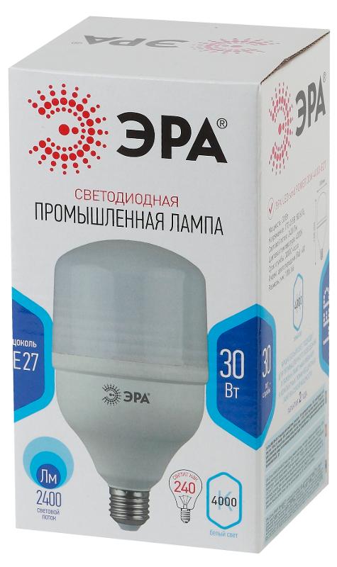 Лампа светодиодная LED 30Вт Е27 220В 4000К smd POWER | Б0027003 | ЭРА — миниатюра 2