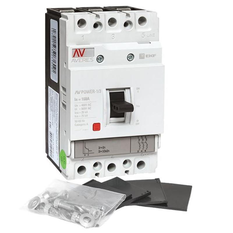 Выключатель автоматический AV POWER-1/3 160А 35kA TR | mccb-13-160-TR-av | EKF — миниатюра 18