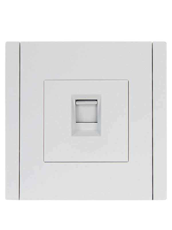 FORTE&PIANO Розетка комп. RJ45 кат.6 FP231 белый | FP-K10-2-K01 | IEK — миниатюра 2