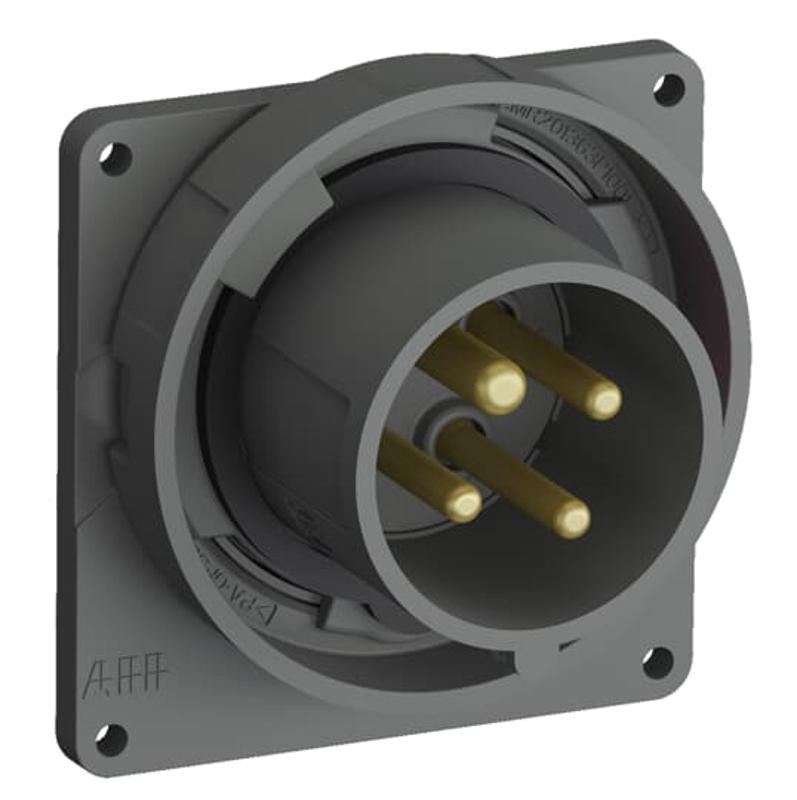 Вилка с прямым фланцем Easy&Safe 416EBU11W,16A,3P+N+E,IP67,11ч|2CMA101272R1000| ABB — ABB