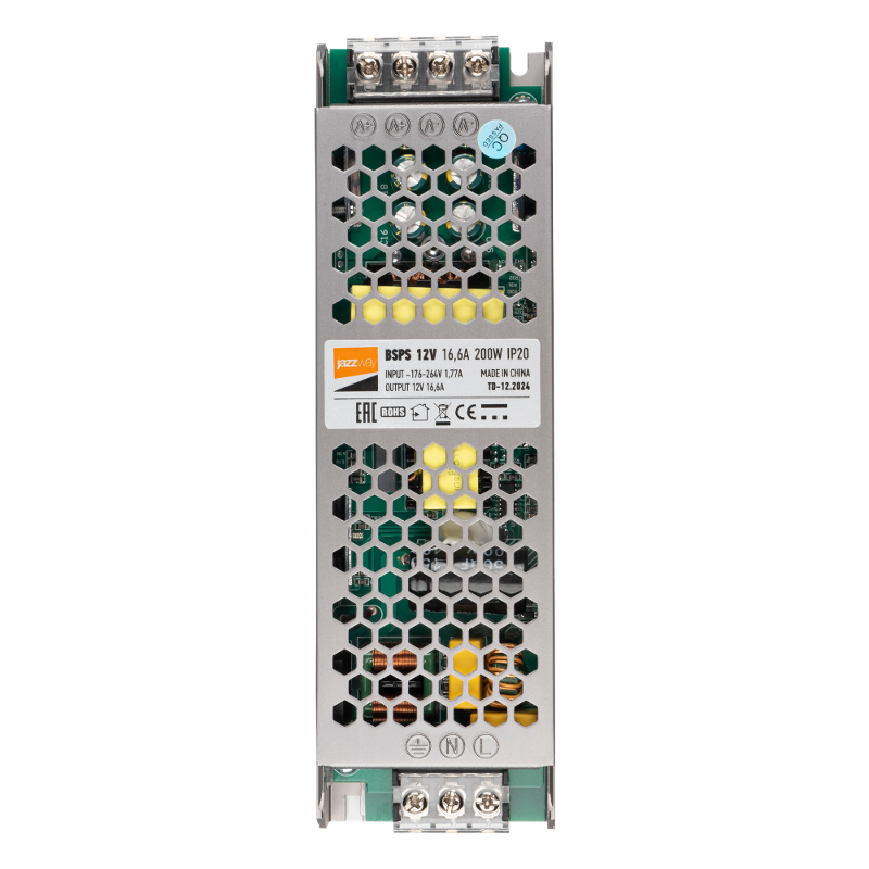 Драйвер для светодиодной ленты LED BSPS 200Вт 12В IP20 | 2859433A | Jazzway — Jazzway