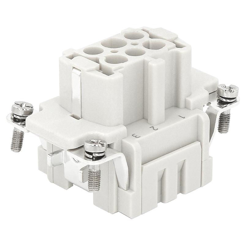 Розетка OptiLink HDC-HE-6-16-FS-(0,14-2,5)-500V | 352249 | КЭАЗ — КЭАЗ (Курский электроаппаратный завод)