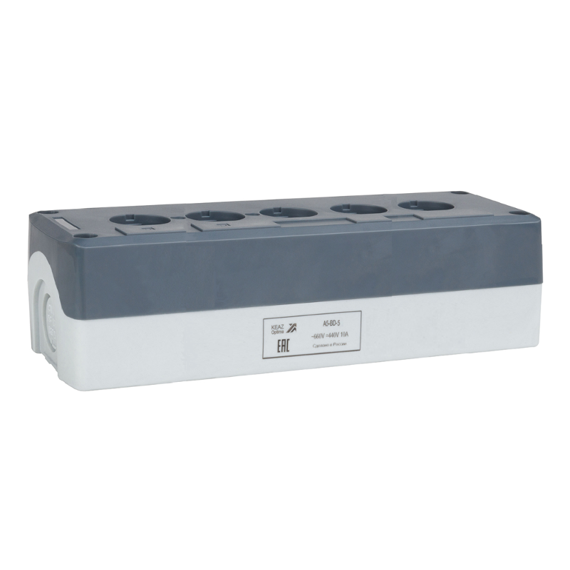 Корпус кнопочного поста OptiSignal D22 A5-BD-5 5 отв XALD05 | 362260 | КЭАЗ — КЭАЗ (Курский электроаппаратный завод)