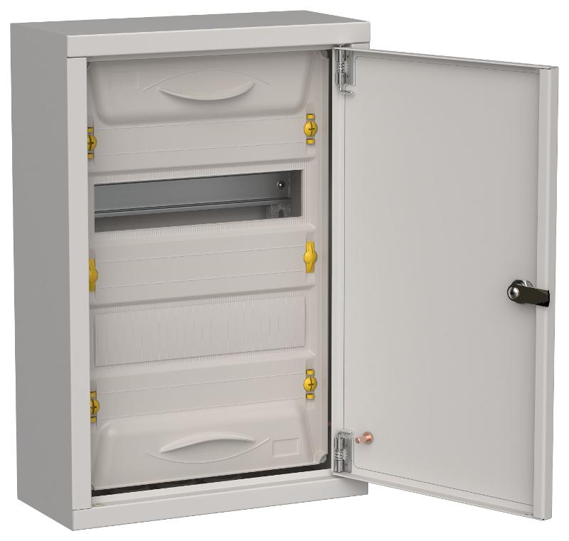 TITAN 5 Корпус металлический ЩРн-24 (1х24) 460х310х140 IP31 сер | TI5-50-N-024-31-7035 | IEK — IEK (ИЭК)