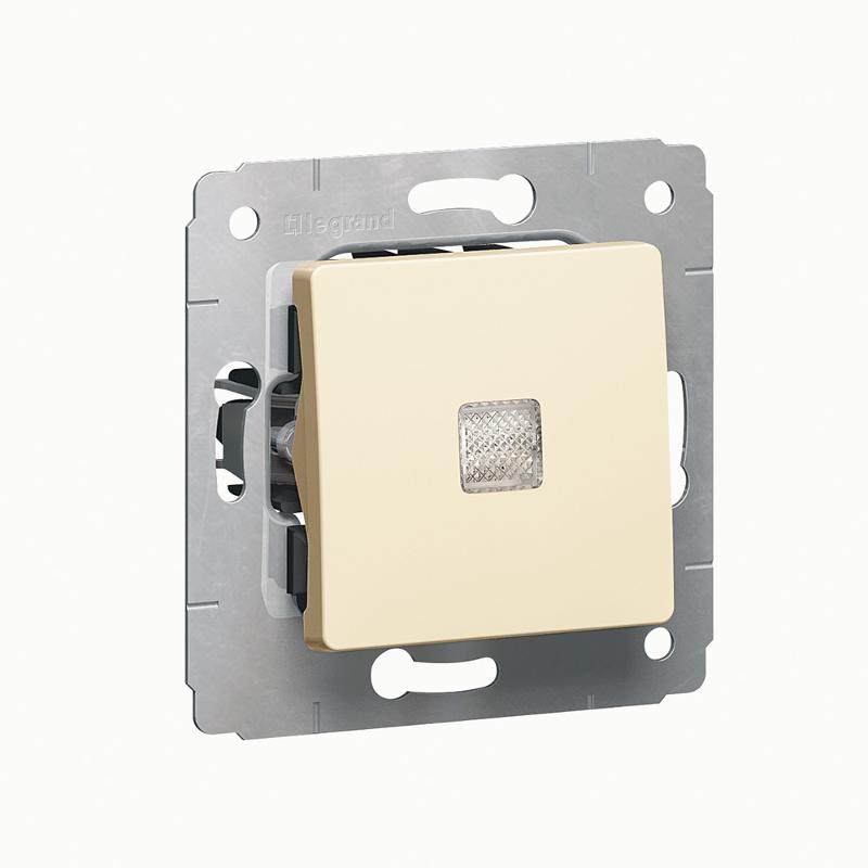 Cariva DIY Переключатель на два направления с подсветкой, слоновая кость | 695903 | Legrand — Legrand