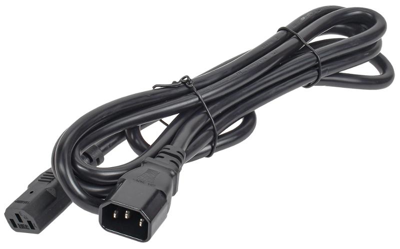 Кабель электропитания PDU 3х1,5 1М с разъёмами С19-C20 | PC-C19C20-1M | ITK — ITK