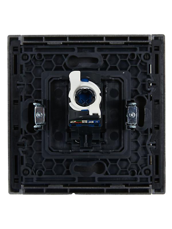 FORTE&PIANO Розетка комп. RJ45 кат.6 FP531 сталь | FP-K10-2-K46 | IEK — миниатюра 8