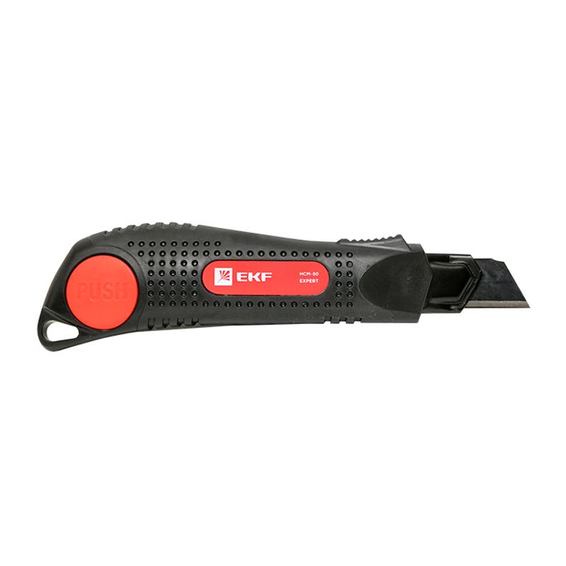Нож строительно-монтажный 18 мм НСМ-50 (18мм)(SK4) Heavy Duty (до 25 кг) EKF Expert | ncm-50-exp | EKF — миниатюра 9