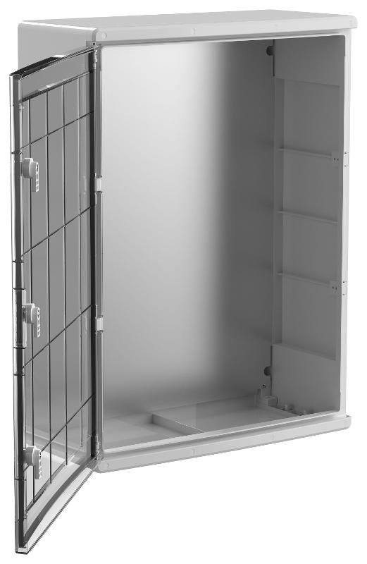Корпус пластиковый ЩМПп 800х600х260 IP65 с прозрачной дверью УХЛ1 | MKP92-N-806026-65 | IEK — миниатюра 2