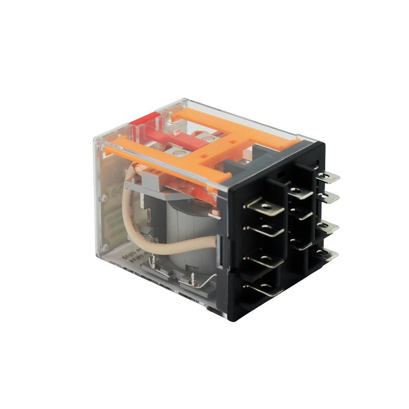 Реле миниатюрное силовое, 3CO, ком. ток 16А, AgSnO2, напряжение 24V AC, опция: тест-кнопка+светодиод | IR-24AC-3CO-D | DKC — миниатюра 2