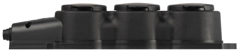 Колодка  KX-3e-B-IP44 каучуковая с заземлением 3 розетки 16A IP44 черная | Б0068453 | ЭРА — миниатюра 3