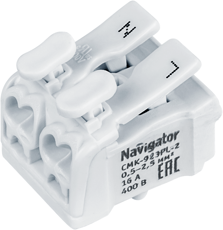 Клеммы монтажные 61 690 NTC-CMK-923PL-2-50 (50 шт/упак) |61690 |Navigator — Navigator