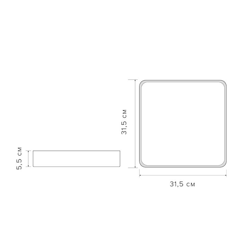 Светильник светодиодный бытовой PPB Sсandic-S 24w 4000K GR/W с деревянной планкой IP20 300*300*50 | .5037359 | JAZZWAY — миниатюра 5
