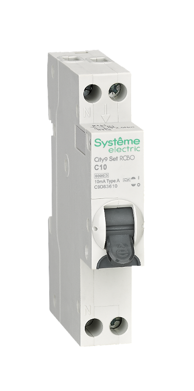 АВДТ City9 1П+Н C10 6000A 10мА A 18мм | C9D83610 | SE — Systeme Electric