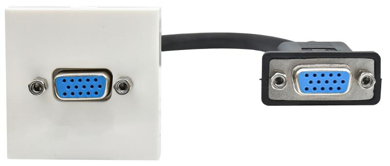PRIMER РКМ-20-20-П Розетка VGA M/M (2 мод.) бел. | PR-KK40D-RV-0-2-K01 | IEK — IEK (ИЭК)