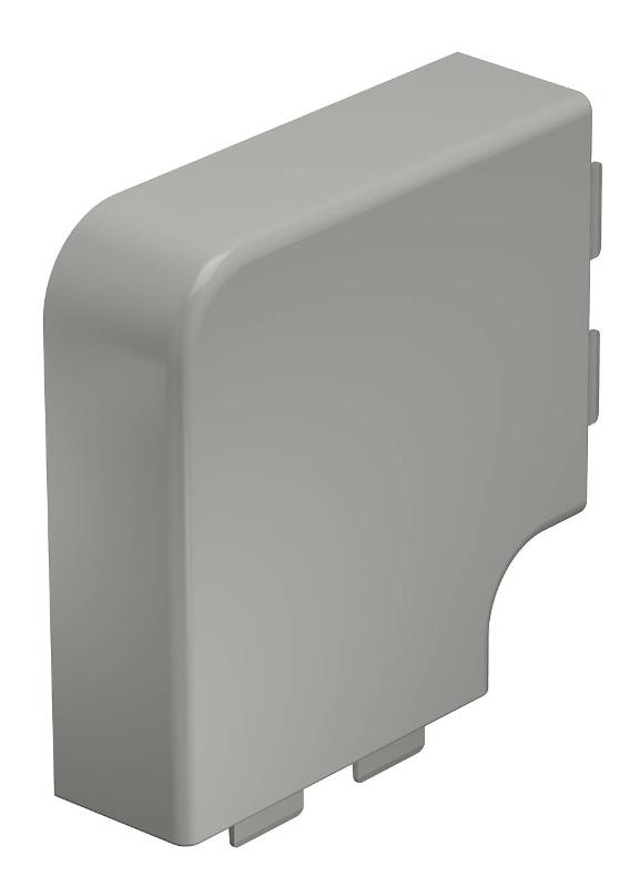 Крышка плоского угла кабельного канала WDK 40x110 мм (ПВХ,серый) (WDK HF40110GR) | 6021743 | OBO Bettermann — OBO Bettermann