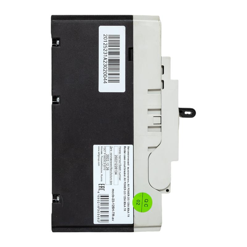Выключатель автоматический AV POWER-2/3 125А 80kA TR AVERES | mccb-23-125H-TR-av | EKF — миниатюра 10