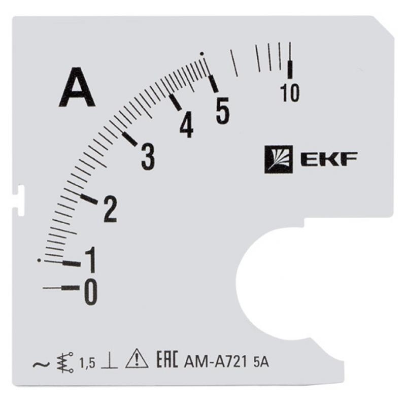 Шкала сменная для A721 5/5А-1,5 EKF PROxima | s-a721-5 | EKF — EKF