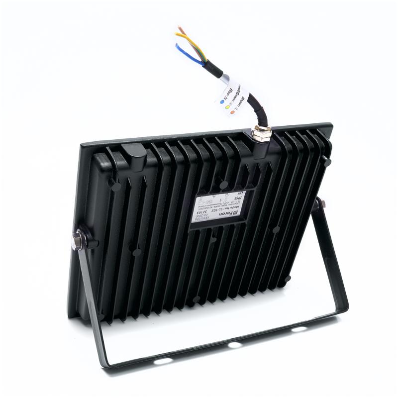 Прожектор светодиодный LL-922 2835 SMD 100W 6400K IP65 AC220V/50Hz, черный 261*217*33 мм | 32103 | FERON — миниатюра 8