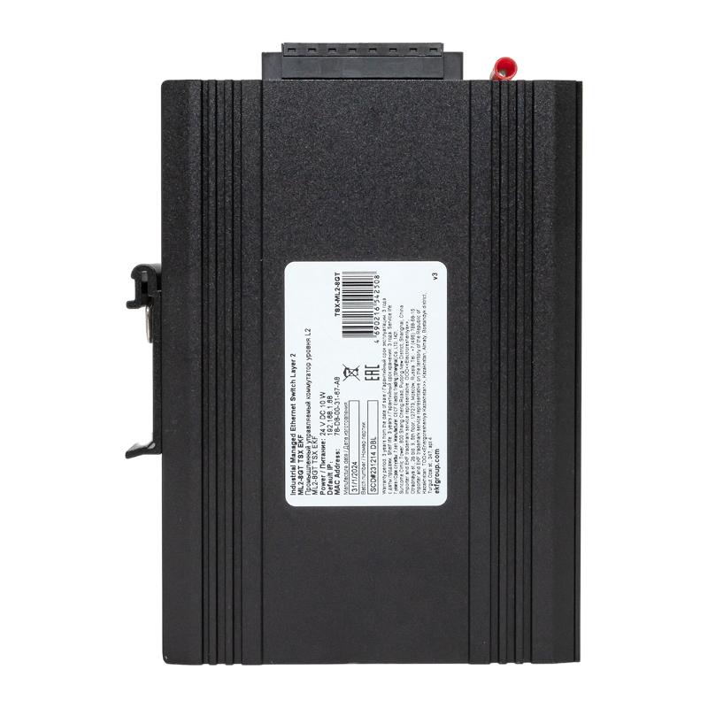 Промышленный управляемый коммутатор уровня L2 ML2-8GT, 8 портов 10/100/1000Base-T(X) RJ45, монтаж на динрейку TSX |TSX-ML2-8GT|EKF — миниатюра 12