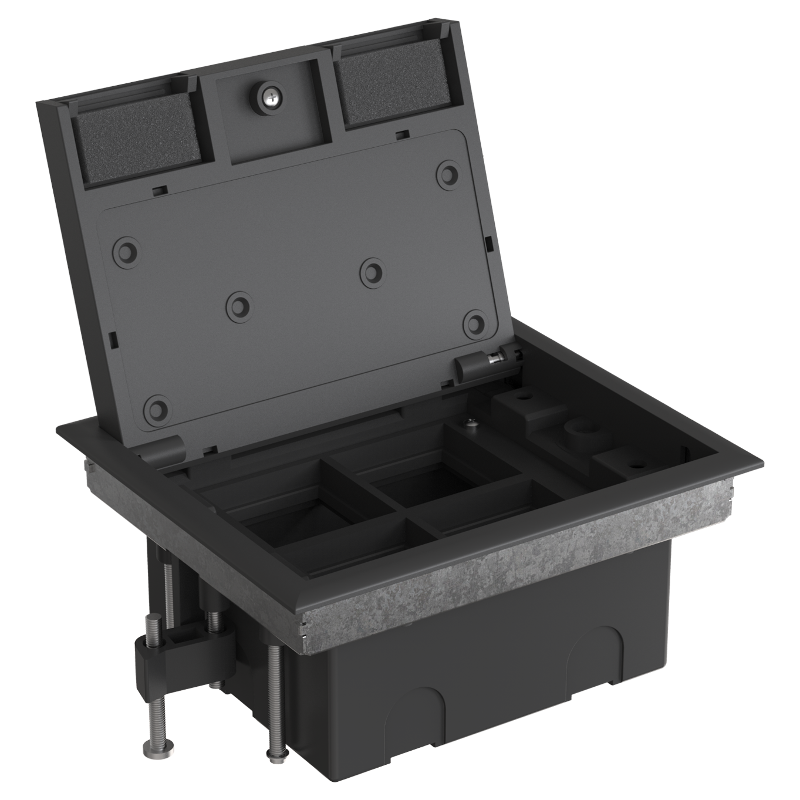 MultiDesk Люк на 8 модулей IP40 для фальшпола с монтажной коробкой, тип MDK10 | MDK10108 | SE — миниатюра 9