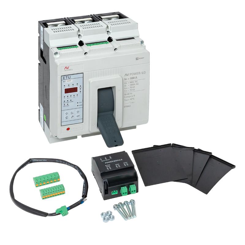 Выключатель автоматический AV POWER-5/3 800А 70kA ETU4.2 AVERES | mccb-53-800M-4.2-av | EKF — миниатюра 11