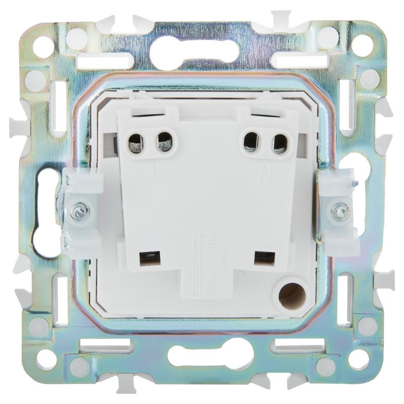 SKANDY Розетка без з/к/ш 10А SK-R02S серебряный | SK-R10-10-K23 | IEK — миниатюра 3