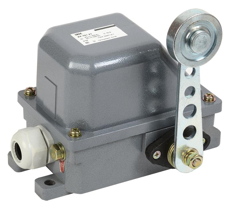 КУ-701 У1, рычаг с роликом, 10А, IP44, 2 эл. цепи  | KV-1-701-1 | IEK — IEK (ИЭК)