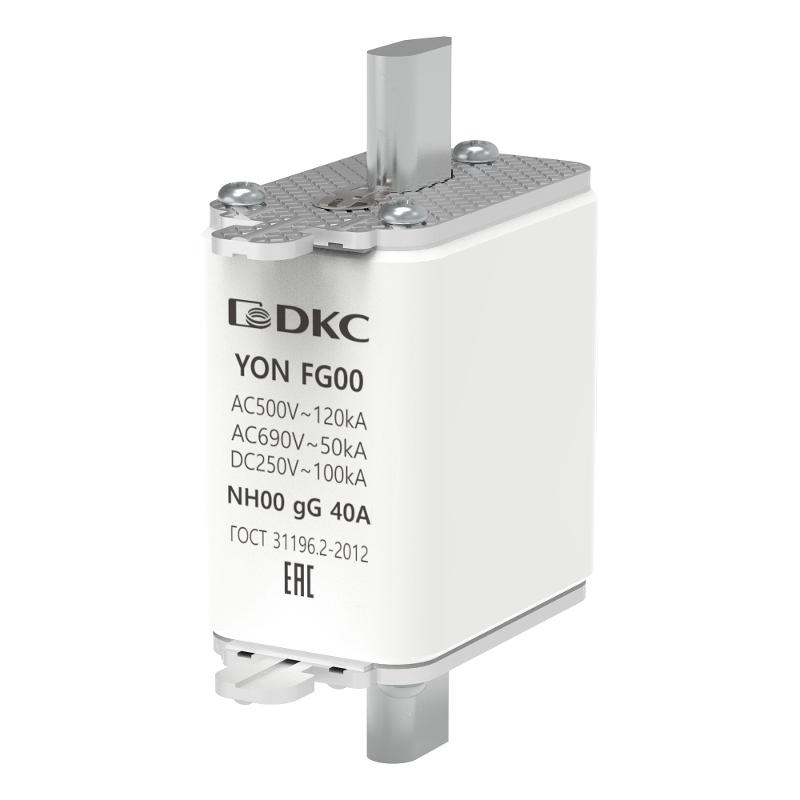Предохранитель YON ножевого типа FG00 с одинарной индикацией 40А | 1FG00-0040 | DKC — DKC (ДКС)
