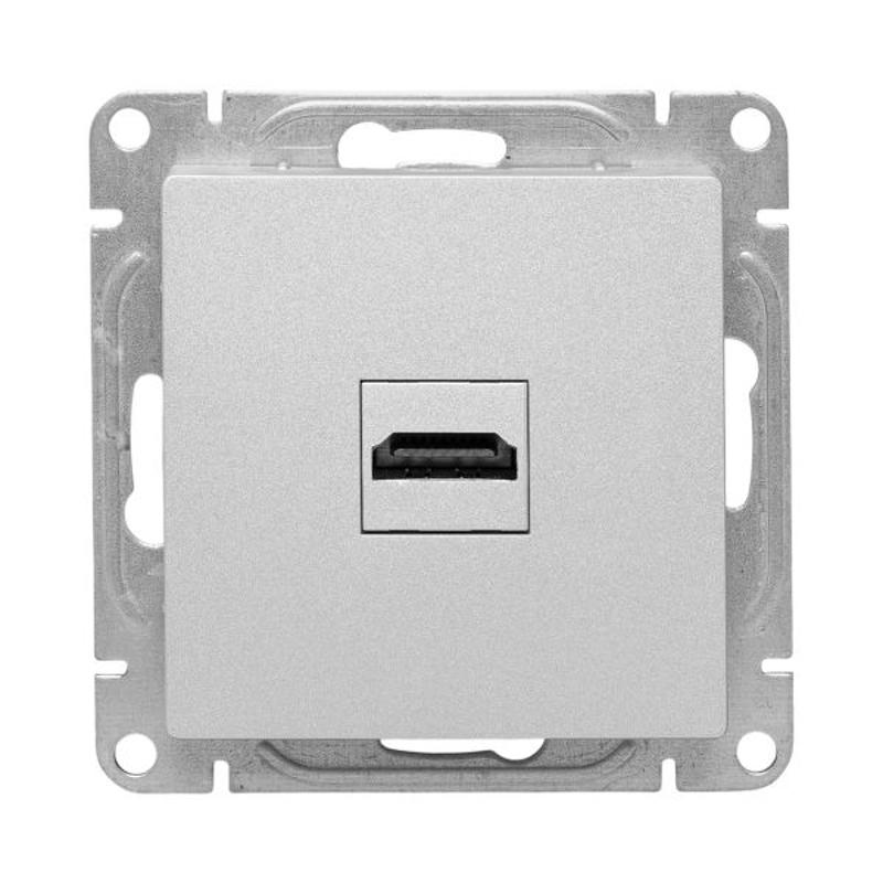 Механизм розетки HDMI, алюминий Эпика EKF | UP1-SOA-HDMI | EKF — миниатюра 5