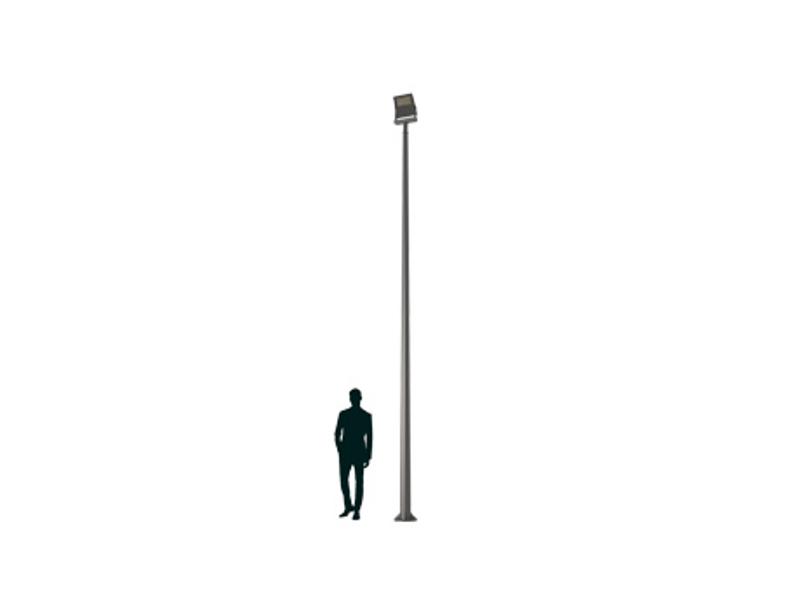 Осветительный комплекс LEADER LED 50W D75 740 RAL9005 T-POLE 5M (в комплекте ЗДФ) | 4350000040 | Световые Технологии — миниатюра 1